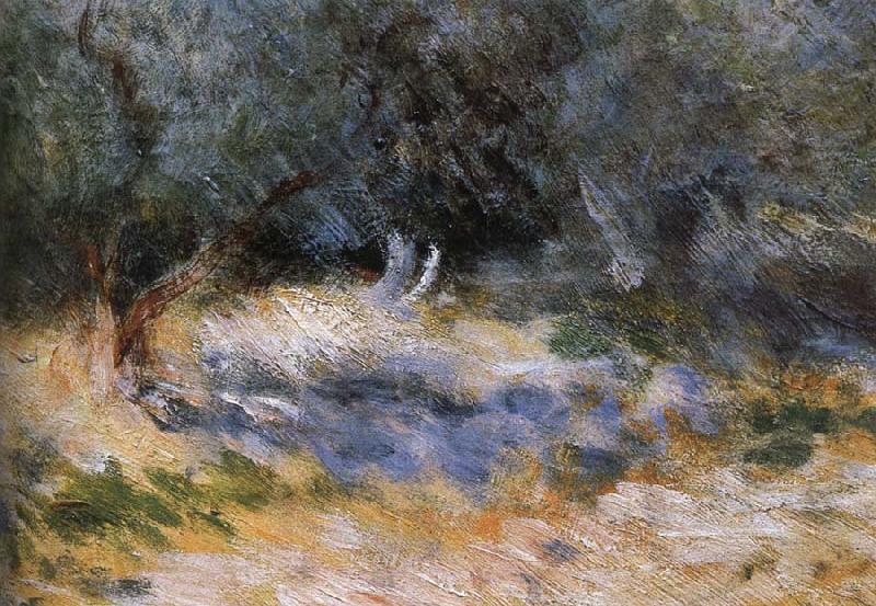 Pierre-Auguste Renoir Detail of Cliff